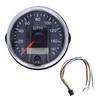 3.3in 12V 24V Speedometer 160MPH Speed Gauge LCD with White Amber Backlight for Car Truck Boat