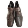 whoop-de-doo leather chukka boots 25 brown slip-on business(USED)