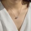 S925 Sterling Silver Women's Ring with Heart Pendant - Japanese & Korean Light Luxury, Exquisite Fairy Style.