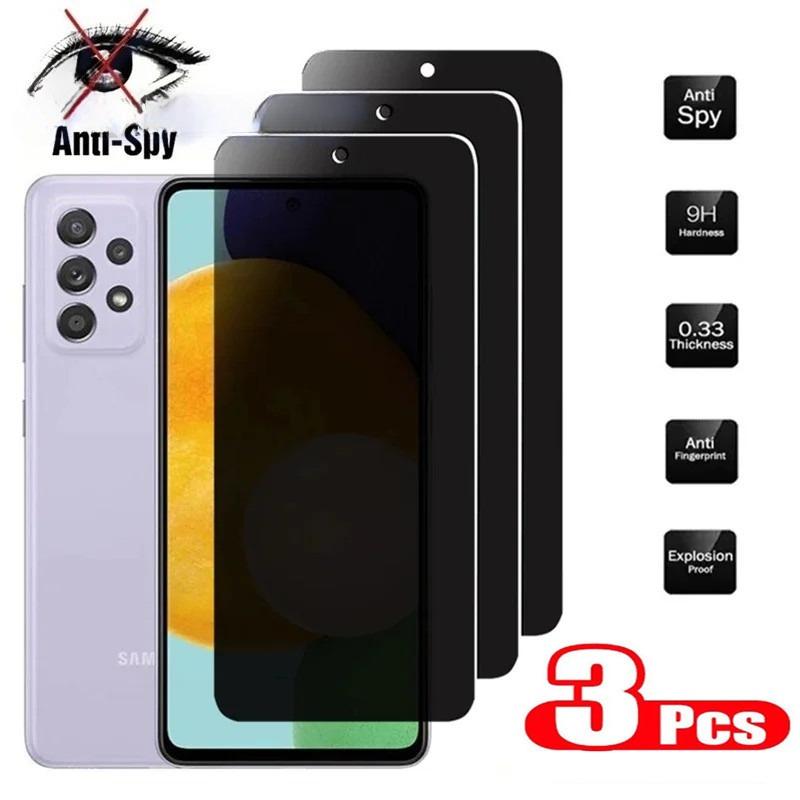 

3 шт. Защитное закаленное стекло для Samsung M16 M06 M55 M55s C55 M35 M15 M14 M54 M34 M13 M52 M42 M32 M22 M62 M30s M31s M21s M51 M31 M21 M12 M11 Защита от шпионажа M11 чёрный