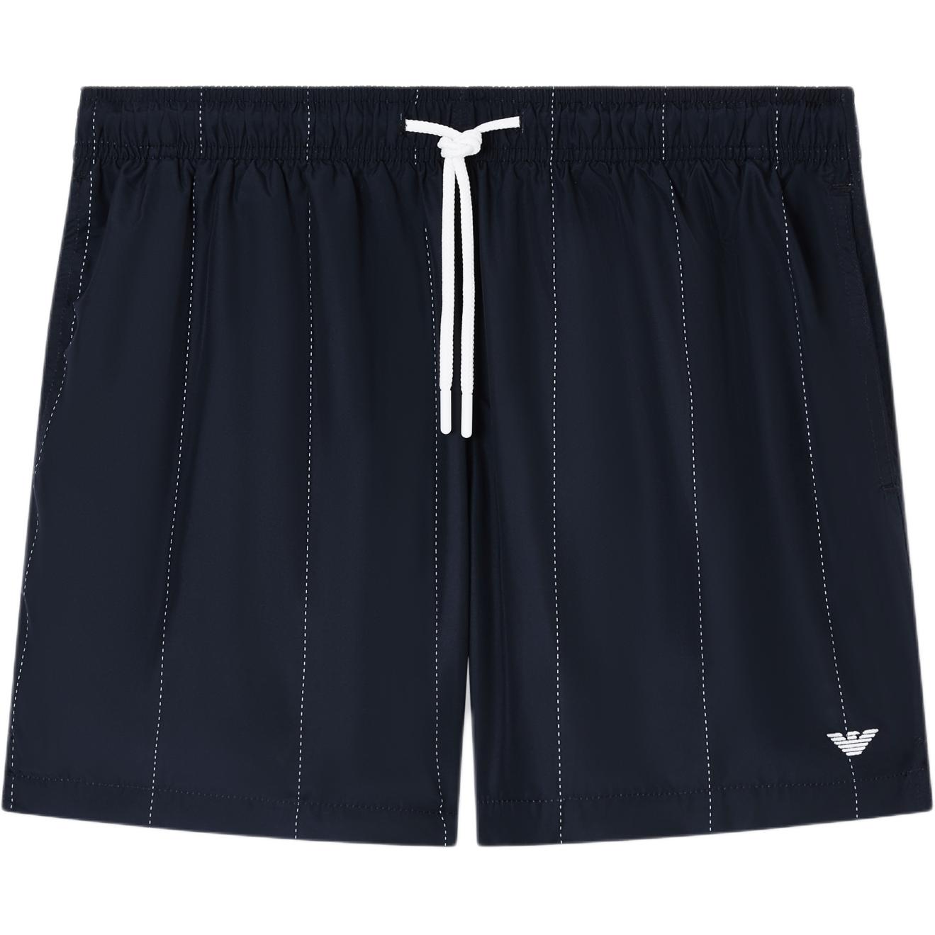 

Emporio Armani FW25 Solid Color Drawstring Printed Square Beach Shorts Men shorts EM000583-AF20445-FC110 S