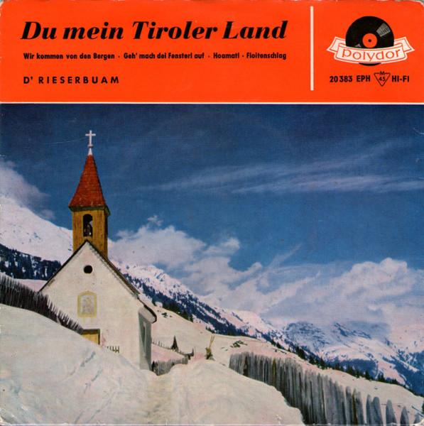 

7inch Record D RIESERBUAM - Du Mein Tiroler Land 20383 Polydor Germany Folk Used