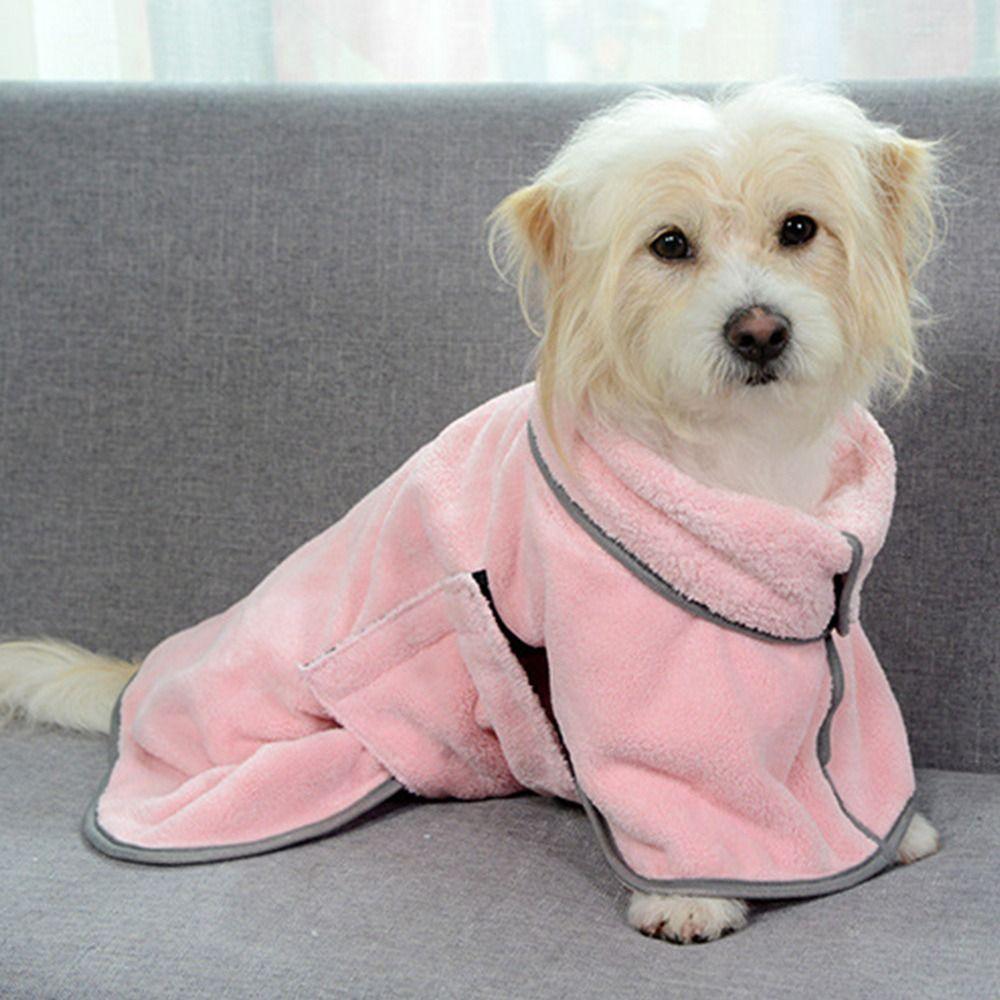 Soft Pet Bath Towels Quick-drying Dog Towel Cute Pet Pajamas for Small Large Dog