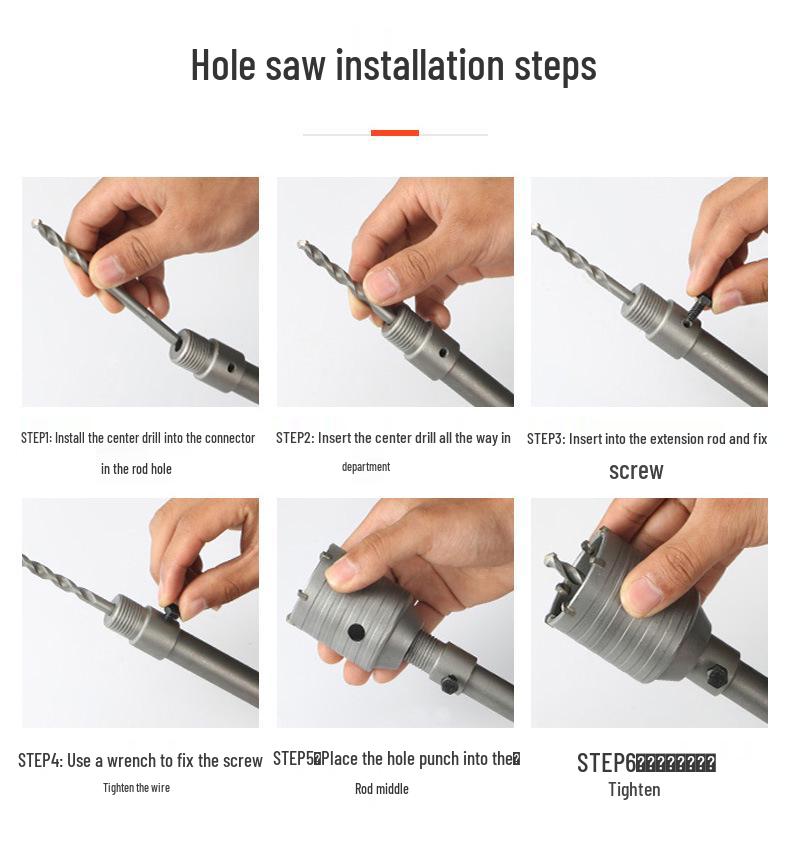 Concrete Drill Bit for Wall and Air Conditioner Openings