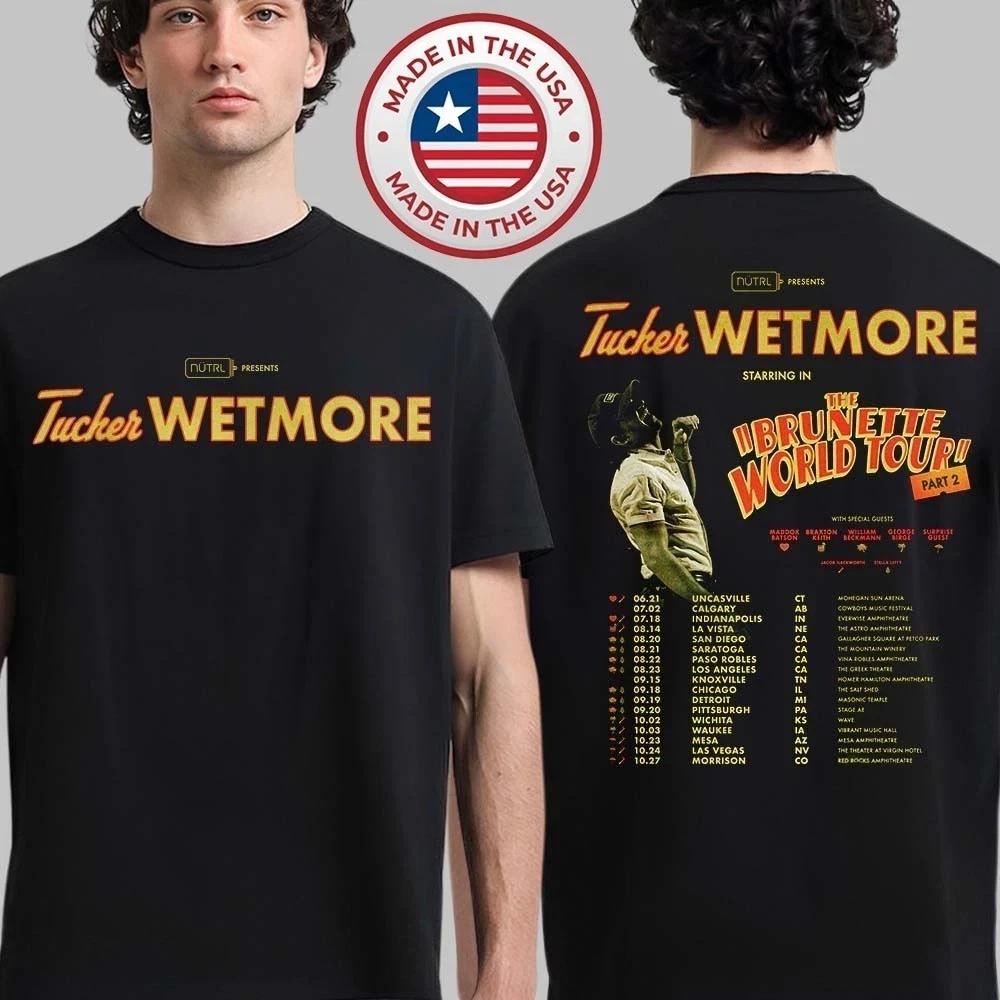 

Tucker Wetmore The Brunette World Tour Part 2 2026 North America T-Shirt 4XL
