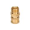Copper Pressure Washer Adapter with Threaded Coupler Design for Hoses and Matching Cleaning Equipment Fittings