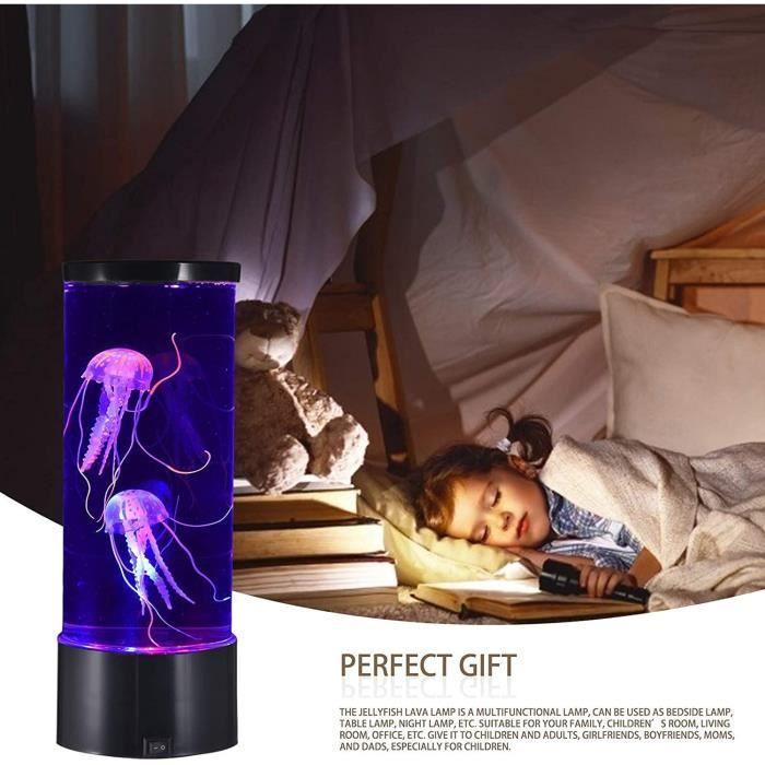 Lampe - Méduse Aquarium - LED - Rechargeable USB - 7 Couleurs Changeantes