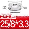 Dual-Sided Flat Timing Pulley: 5M50 Teeth, Width Options 11/16/21/27AF, Bore Size 8-30.