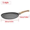 Gaupucean   Pan Crepe Pancake Pan Nonstick Frying Pot with Wooden Handle Omelet Saucepan Cooking Steak Pan Kitchenware Induction Crepe Maker