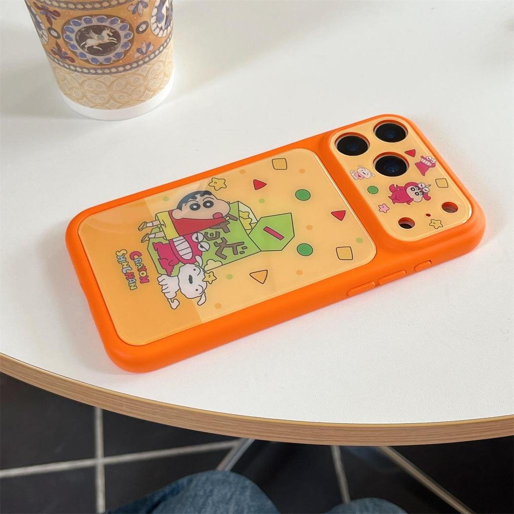 Crayon Shin-chan Cartoon Anti-Fall Phone Case for iPhone 15/17/16 Pro Max