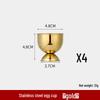 Stainless Steel Egg Holder and Server - 45ml Wine Glass Size