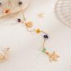 Colourful Starfish Shell Pendant Beaded Necklace Women Bohemia Long Tassel Chain Summer Beach Y2K Jewelry Gift
