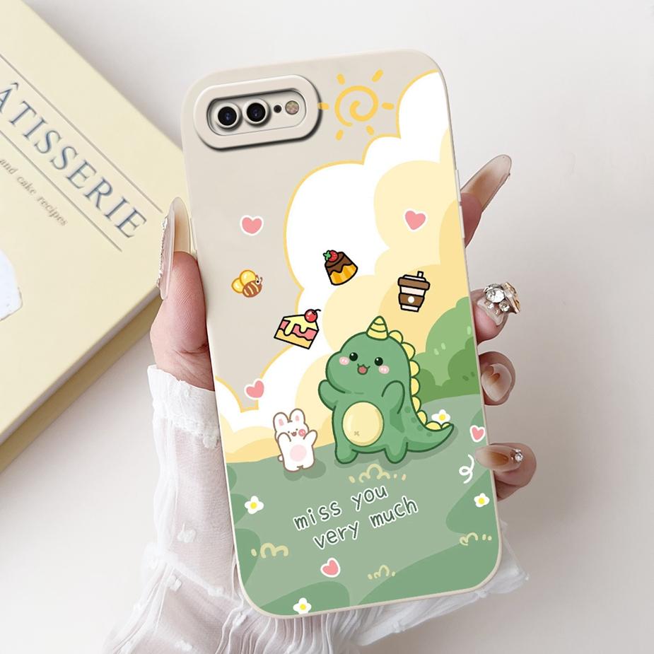 For Apple iPhone 7 Plus Case iPhone8 Plus Luxury Candy Painted Cover Shockproof Phone Case For iPhone 8 iPhone7 Plus Soft Fundas