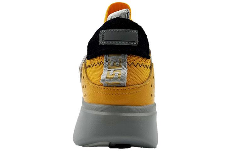 Li Ning Essence 2 .3 Slip Resistant Abrasion Resistant Mid top Sports Casual Shoes Men's Gray Yellow AGBN069-17