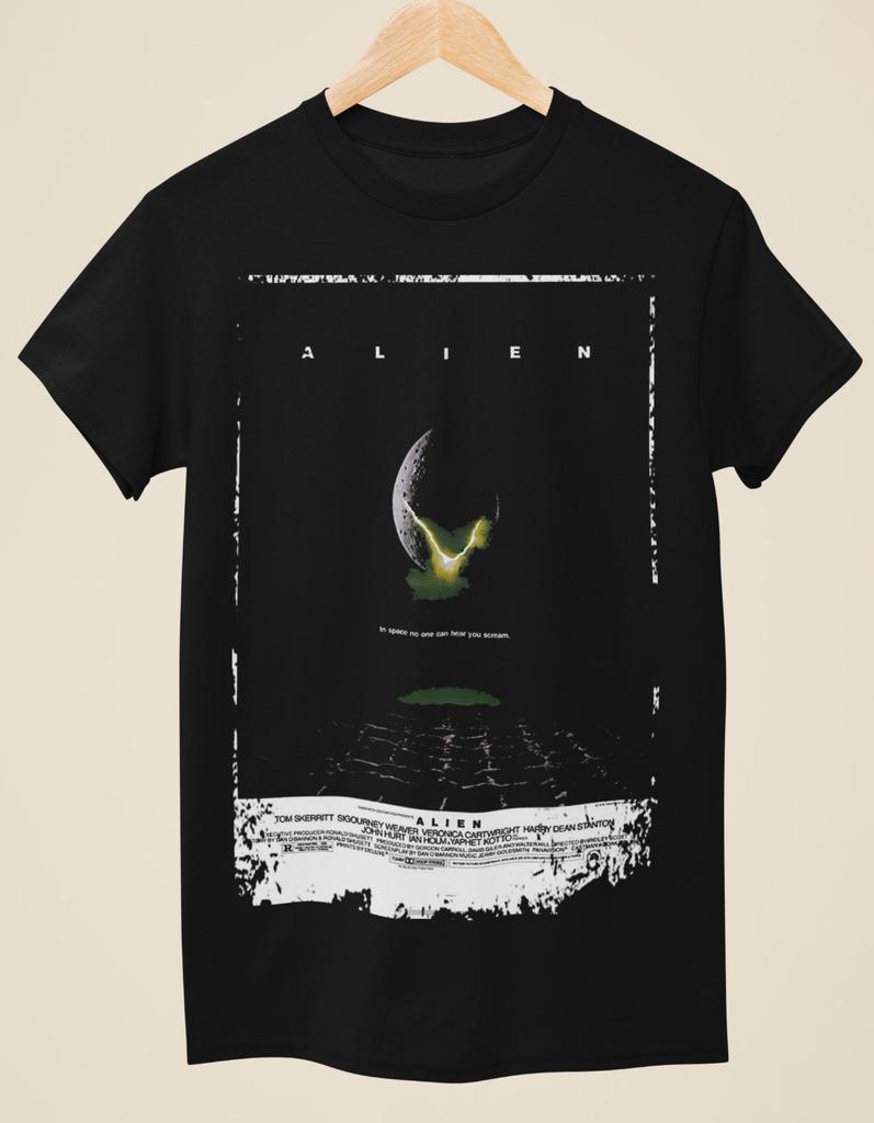 Alien - Movie Poster Inspired Unisex Black T-Shirt