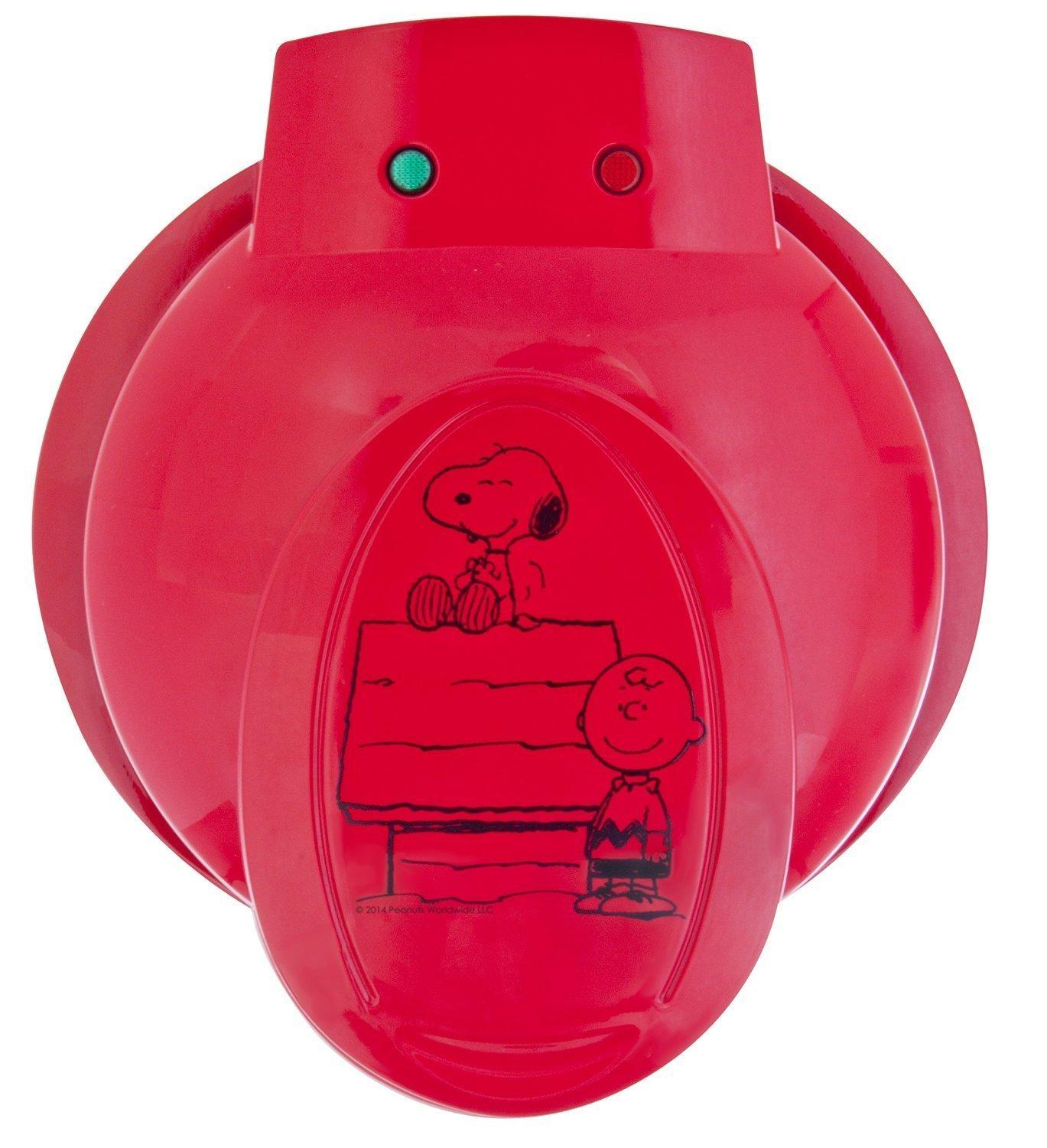 

Smart Planet WM‐6S Peanuts Snoopy and Charlie Brown Waffle Maker, Red