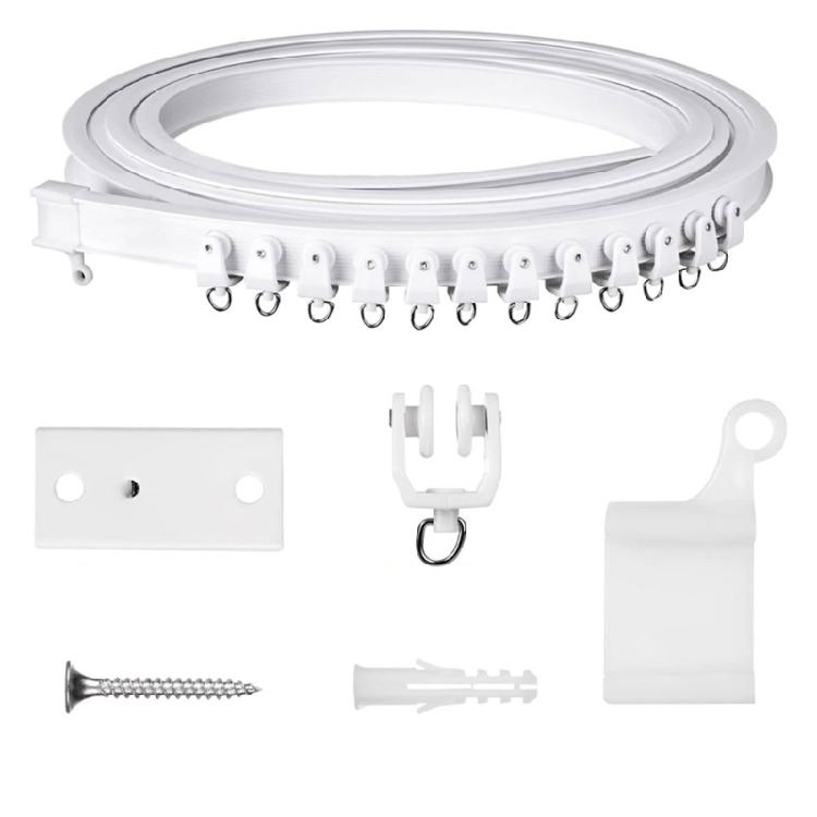 5metrová garnýžová lišta Stropní upevnění s tichým chodem Kompletní se sadou montážního příslušenství pro snadnou instalaci