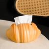 Ceramic Tissue Box Cartoon Horn Bag Croissant Napkin Holder Paper Towel Holder Living Room Organizer Home Decoraction Luxury