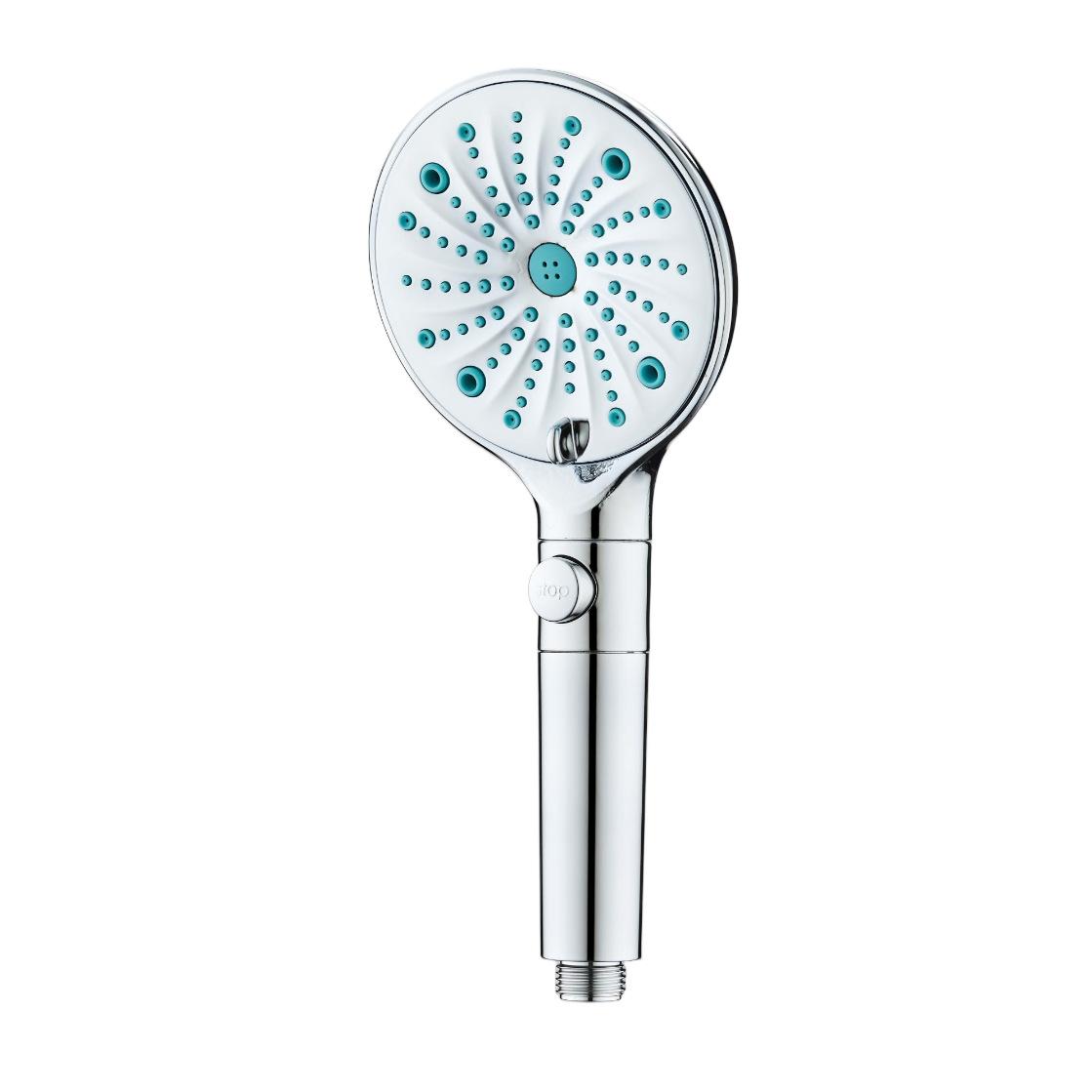 Detachable Shower Head 10 Spray Mode Showerhead Ion Drops Filtered Shower Head with Handheld (as the picture,ABS Plastic)