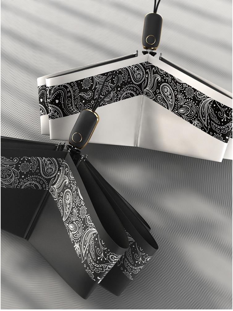 OLYCAT Automatic Three-Fold Sunscreen Umbrella for All-Weather Protection