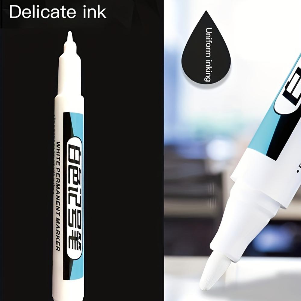 5 pieces/6 pieces of white marker, graffiti pen, waterproof gel pen, tire notebook, glass paint pen, 0.7mm 1mm 2.5mm