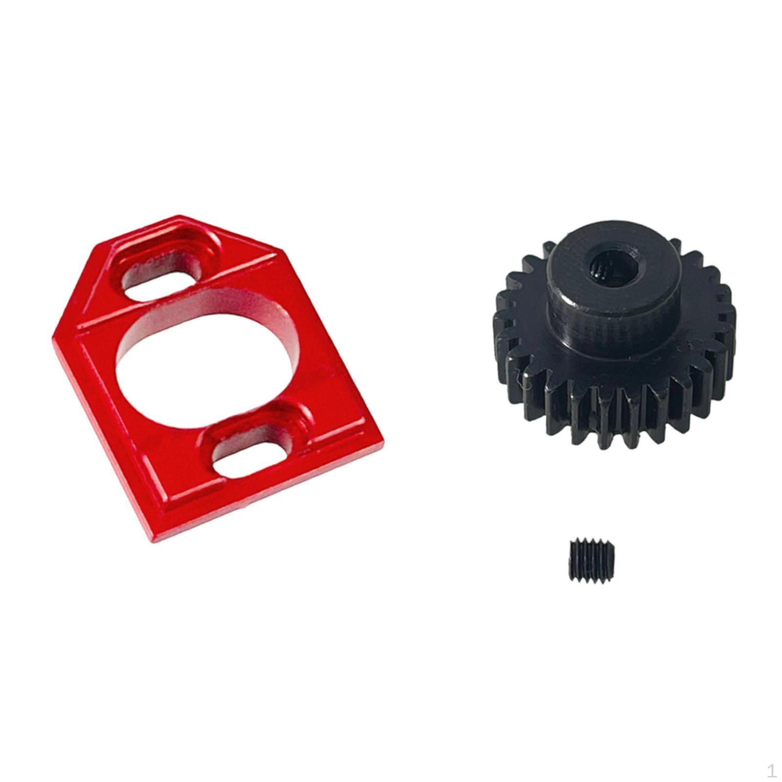 

1/14 RC Car Metal Motor Base Sturdy Anti-rust Lightweight Gear Modification for 14211 14209 Silver