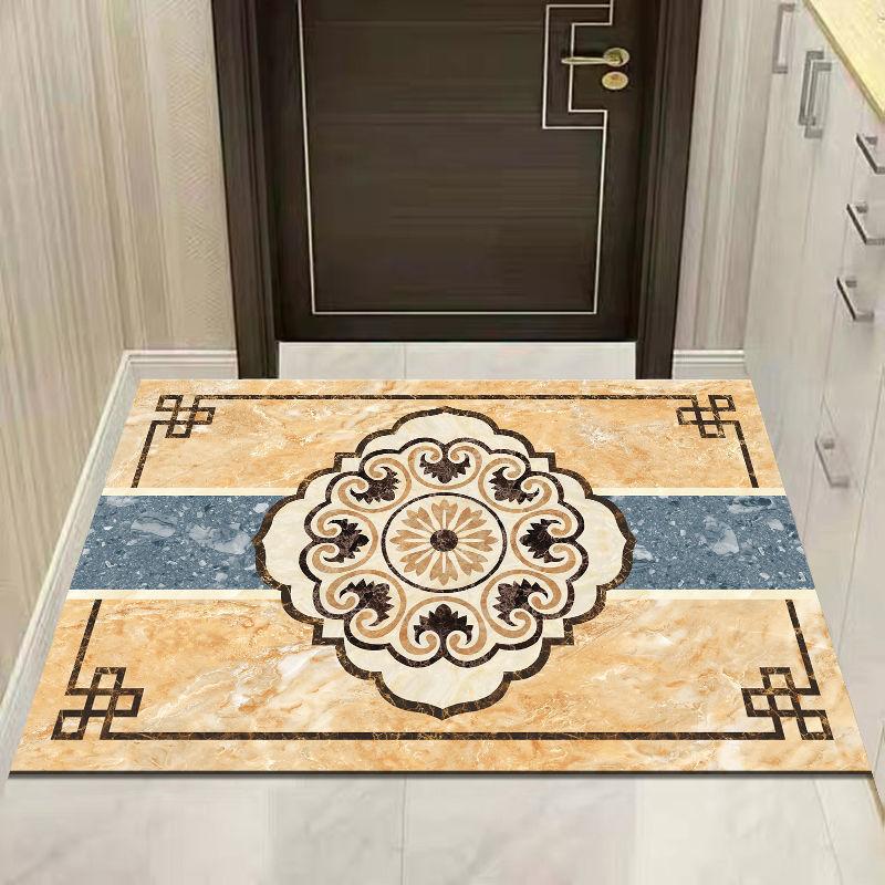 New Chinese Style Entrance Carpet  Living Room Carpet Corridor Floor Mat Household Anti Slip Can Be Cut