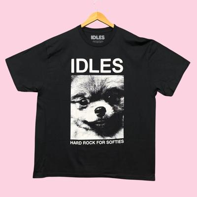 Idles Hard Rock For Softies Post-Punk Band Tee XXL