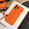 Personalized Signature  Name Letters Football Texture Faux Leather Phone Case Compatible With IPhone 17 Pro Max