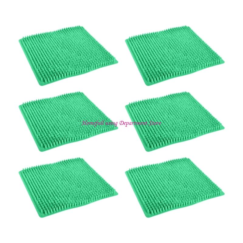 6PCS Chicken Nesting Box Mats for Hens Washable Eggs Laying Pad Coops Essential