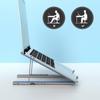 7In1 Laptop Stand Choetech Hub-M48 Pd Usb-C Sd Tf Usb-A Hdmi 100W + Usb-C Cable - Gray