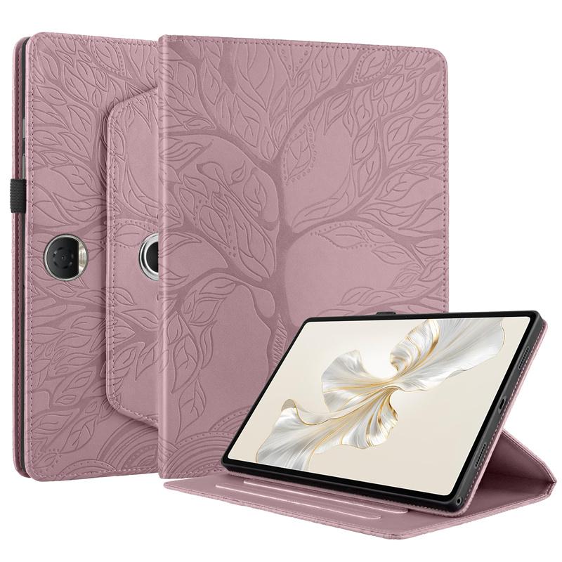 Tablet Case 360 Rotation Cover For Huawei Honor Pad 9 2024 Case Tree Embossed Case Funda For Honor Pad 9 12 1 Tablet Cover HEY2-W09 HEY2-W19
