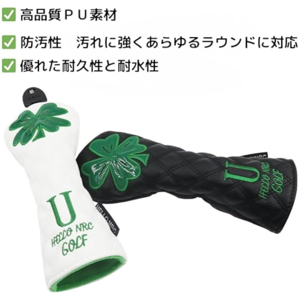 Golf Headcover, Stylish and Cool Quilted Headcover, Available In 5 Colors, High Quality Quilted M...