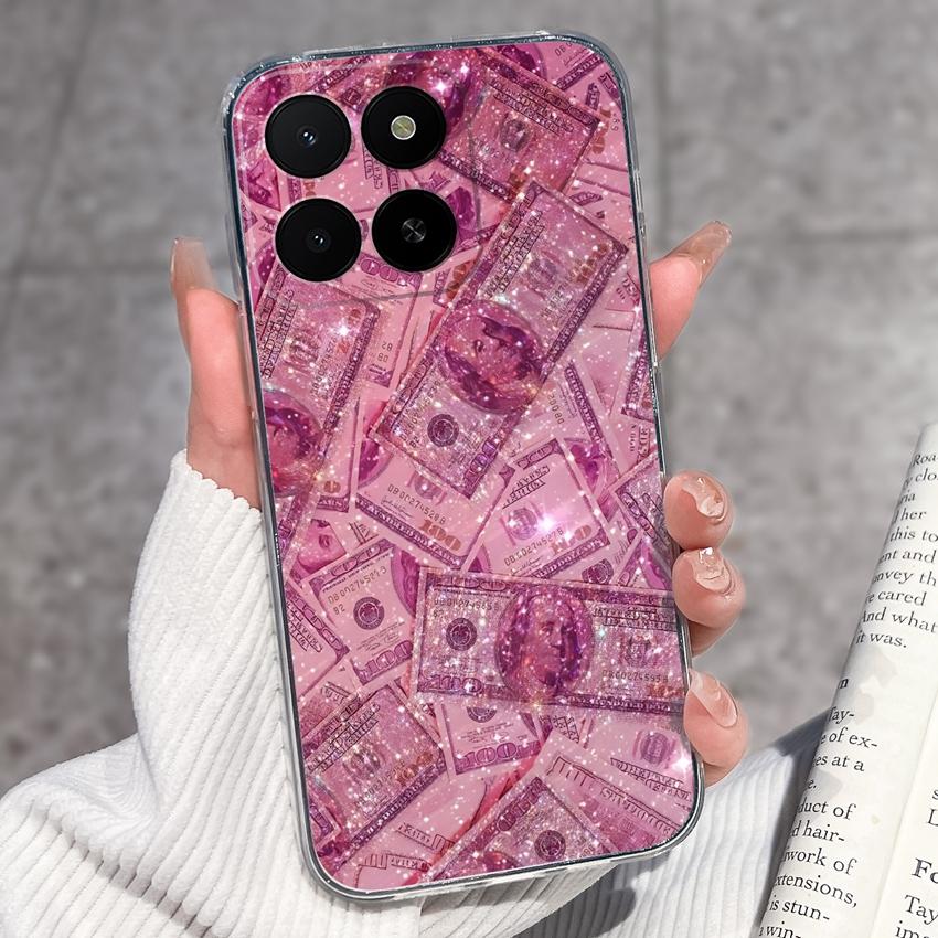 

Чехлы для Honor X5b X5 X6 X6a X6b X7a X7d X8 X8a X8b X8c Play5 7T Чехлы для телефонов Фантазийная бабочка Прозрачный силиконовый противоскользящий чехол для корпуса Honor Honor X5b