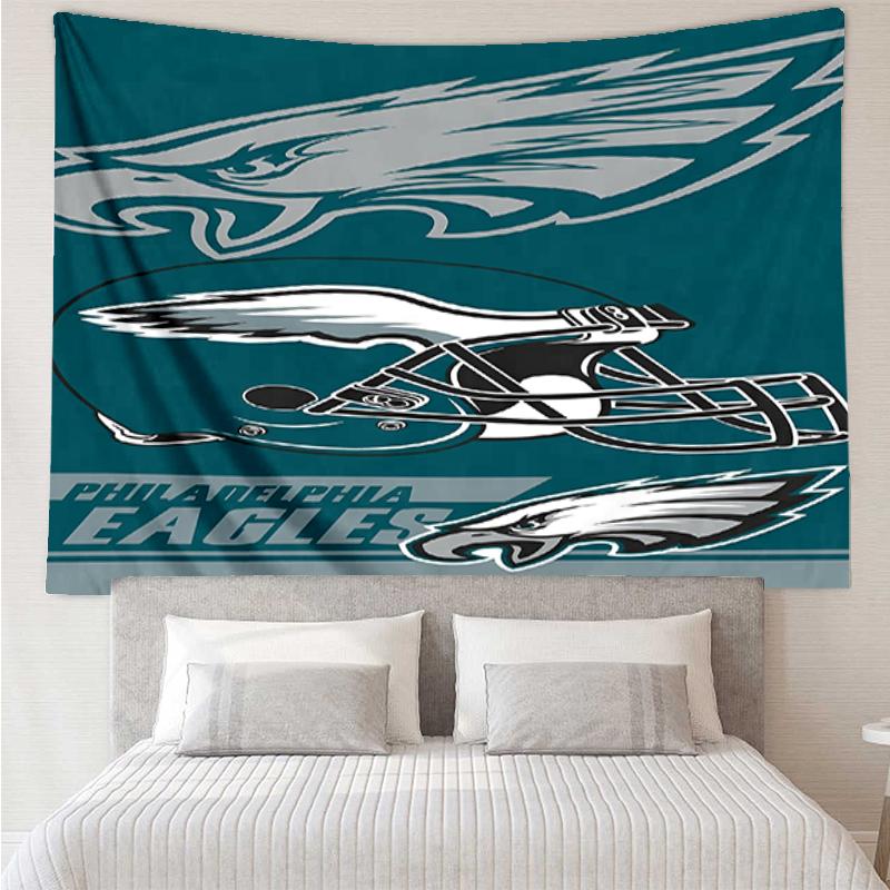 Eagles Print Tapestry, Backdrop, Easy Setup, Ideal for Bedroom, Office & Living Room, with Aesthetic Wall Hanging Decor.
