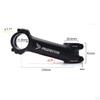 Bike Short Stem Bicycle Adjustable 28.6mm Riser 31.8mm Handlebar for Cycling,