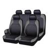 Universal Diamond Pattern PU Leather Car Seat Cover with Airbag Compatibility