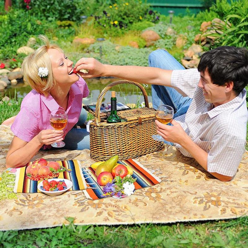 Washable Placemats Mexican Table Runner 33X48cm Mexican Blanket For Mexican Party Or Wedding Decoration