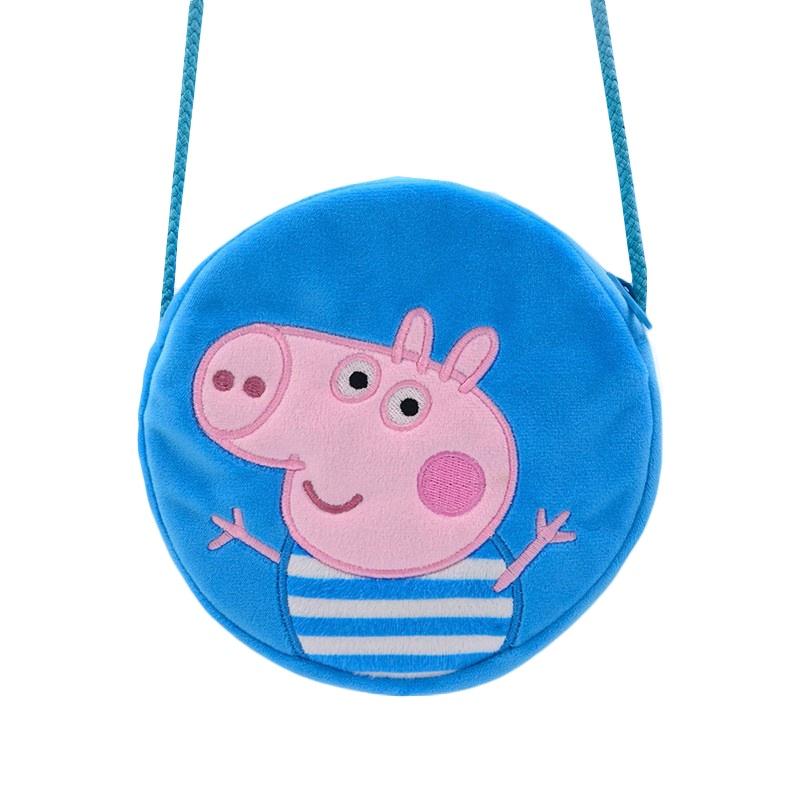Adorable Peppa Pig Cute Piggy Plush Handbag Perfect For Girls' Daily Accessories