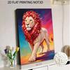 Majestic Lion Pearl Kit 5D DIY Pearl Stone Art Craft for Home Desktop Decoration Relaxing Handmade Gift