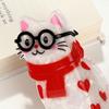 Hair Clip Cartoon Cat Shape Acetic Acid Back Head Hair Claw Anti-slip Teeth Lightweight