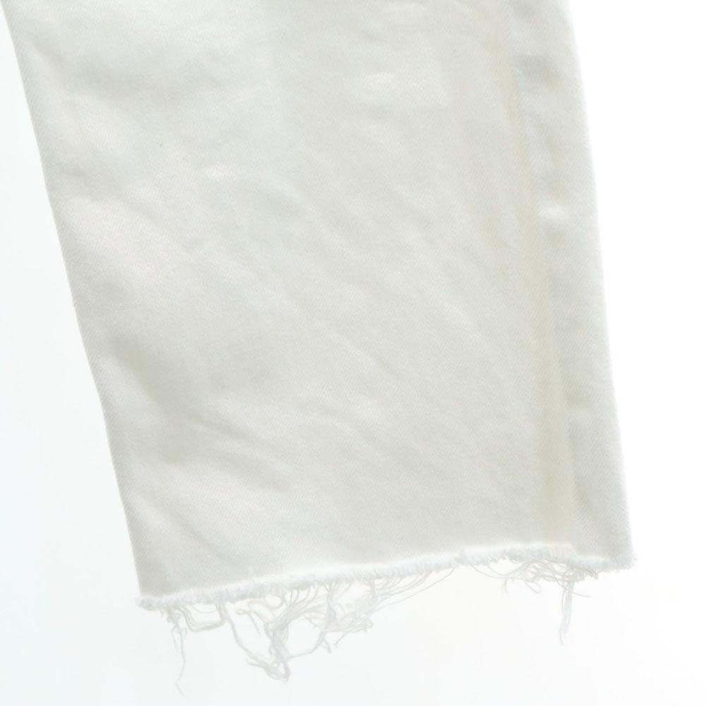 Acne Studios Cut-off processing Denim pants W26 white Men's Used