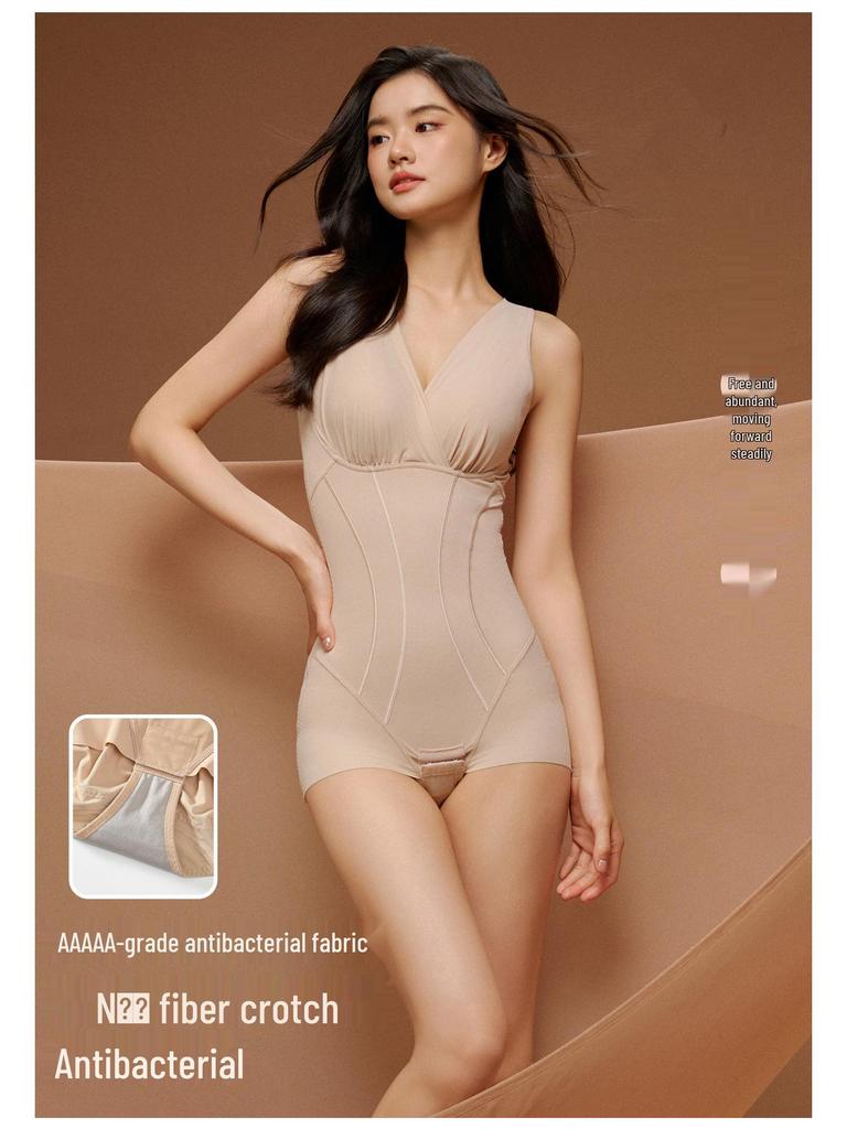 Bezszwowy jednoczęściowy body: Płaskie nogawki, Kopertowy dekolt, Kontrola brzucha, Modelujący pas, Podnoszenie pośladków, Body modelujące