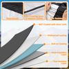 Motorcycle Cover Sunscreen Rain Dust Wear-Resistant 190T Black Under Silver Splicing Polyester Taff Motorcycle Protective Cover