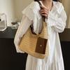 Beach Bag Women's New Hand-woven Shoulder Bag Large-capacity Tote Bag Commuter Straw Bag
