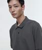 Musinsa Standard [Cooltandard] Relaxed Fit Pique Polo Shirt [Gunmetal]