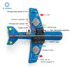 Kit Elettronico Fai da Te Luce a LED Flusso Modello di Aeroplano Kit di Saldatura Elettronica Pratica Kit di Assemblaggio Scienza Elettronica