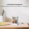 3-inch Clear Film Photo Storage Box Instant Camera Case for Fujifilm Instax Mini Portable Hanger with Strap