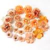Rose Mixed Artificial Flowers Silk Fake Flowers Heads for Home Decor Wedding Decoration DIY Craft Garland Gifts Box Accessories