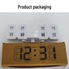 3D LED Digital Alarm Clock for Students - Modern Home Desktop & Living Room Clock